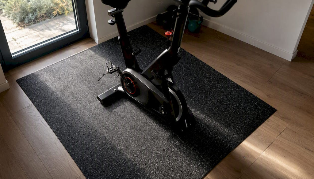 Mata ochronna pod rower stacjonarny