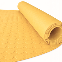 Wykładzina gumowa żółta TPE, mata METRO