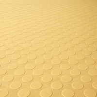 Wykładzina gumowa żółta TPE, mata METRO