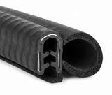 Garnitură întărită pentru geamuri de tractoare, mașini, bărci 26x16 mm – profil margine EPDM