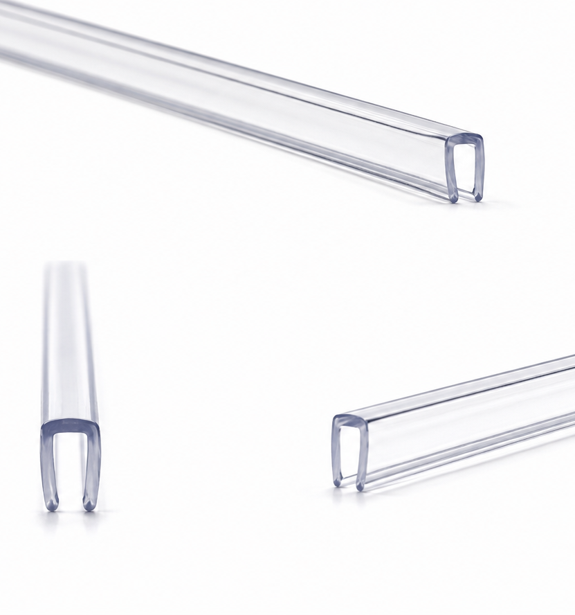 Auto ukse servakaitse läbipaistev – tihend servale 0,5–1,5 mm, 10x4 mm