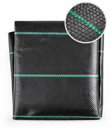 Svart ogräsduk agrowłóknina, matta mot ogräs