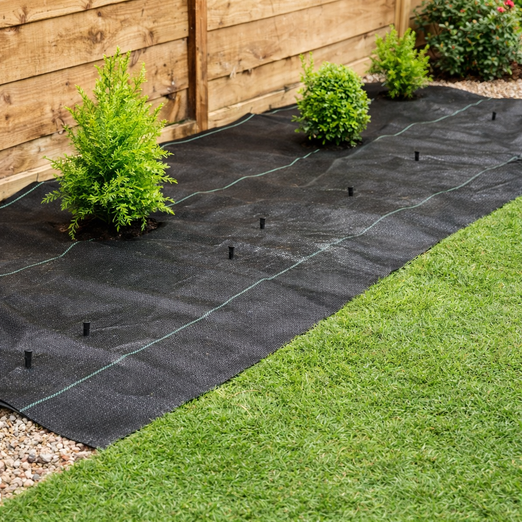 Ogräsbekämpande agroväv, stark agrotkanina mot ogräs