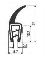 Uszczelka T-49 na krawędź maskująca drzwi szyby