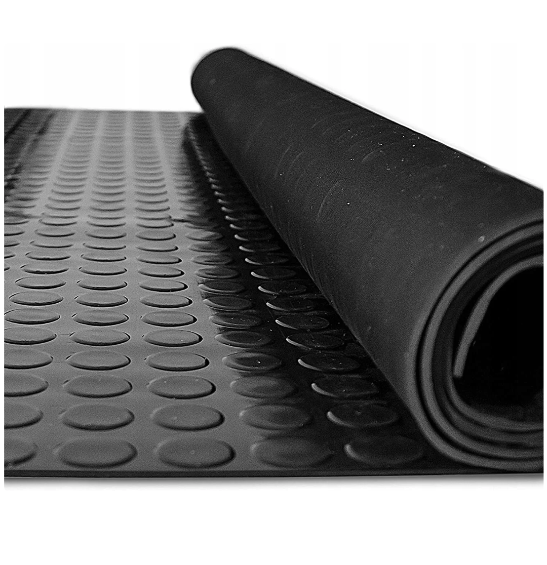 Liukumaton kohokuvioitu matto metreittäin, 100 x 50-600 cm - Kohokuvioitu kumimatto (3 mm) työpajojen lattioille, kumimatto, työpöytien päällyste ja lattiamatto - Kumimatto kellareihin, perävaunuihin