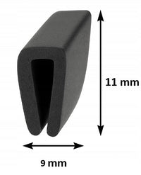 5–6 mm profil 11x9 mm